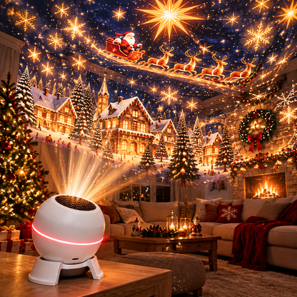 Offizieller Shop | 💕🎄 SCNDR® intelligenter holografischer Projektor (HD Smart Dynamic 5D)